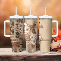 Samoa AIGA Mamanu Siapo Malu Motifs Tumbler With Handle LT7 - Polynesian Pride