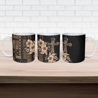 Samoa AIGA Mamanu Siapo Malu Motifs Ceramic Mug Black Ver LT7 - Polynesian Pride