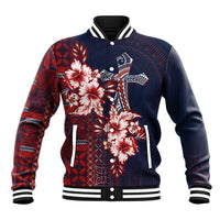 Samoa AIGA Mamanu Siapo Malu Motifs Baseball Jacket Flag Color