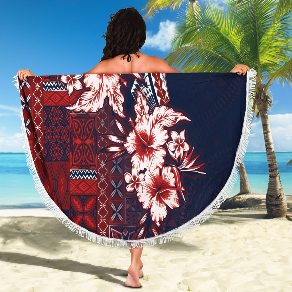 Samoa AIGA Mamanu Siapo Malu Motifs Beach Blanket Flag Color LT7 - Polynesian Pride
