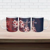 Samoa AIGA Mamanu Siapo Malu Motifs Ceramic Mug Flag Color LT7 - Polynesian Pride