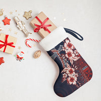 Samoa AIGA Mamanu Siapo Malu Motifs Christmas Stocking Flag Color LT7 - Polynesian Pride