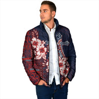 Samoa AIGA Mamanu Siapo Malu Motifs Padded Jacket Flag Color LT7 - Polynesian Pride