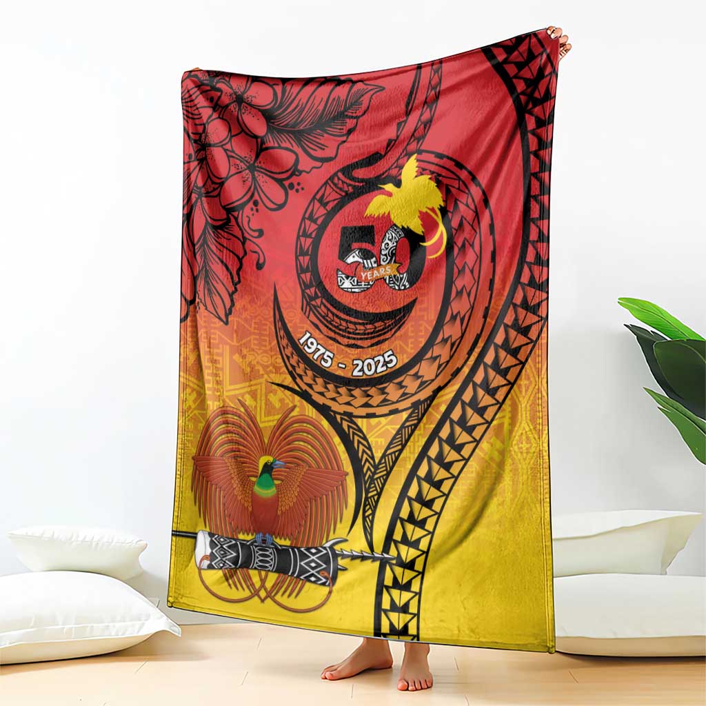 Papua New Guinea 50 Years Blanket Motuan Motifs