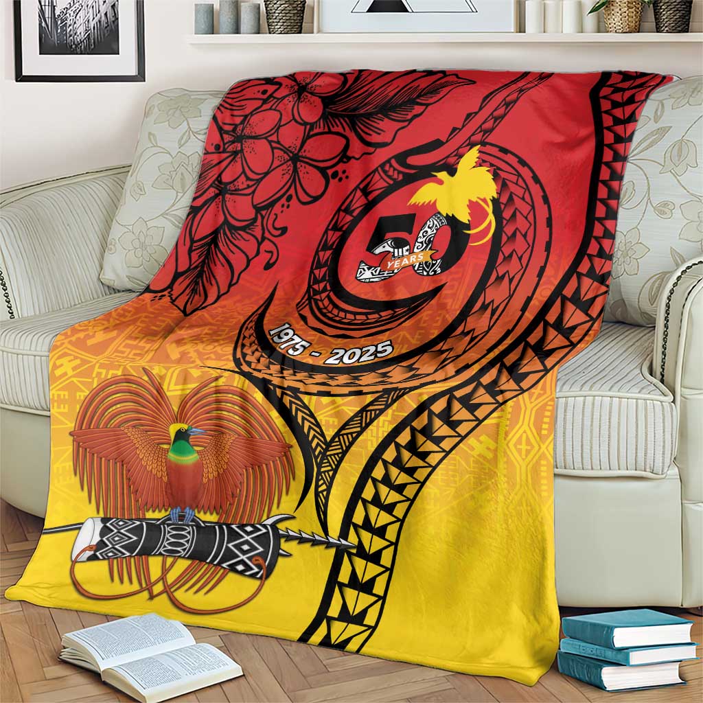 Papua New Guinea 50 Years Blanket Motuan Motifs