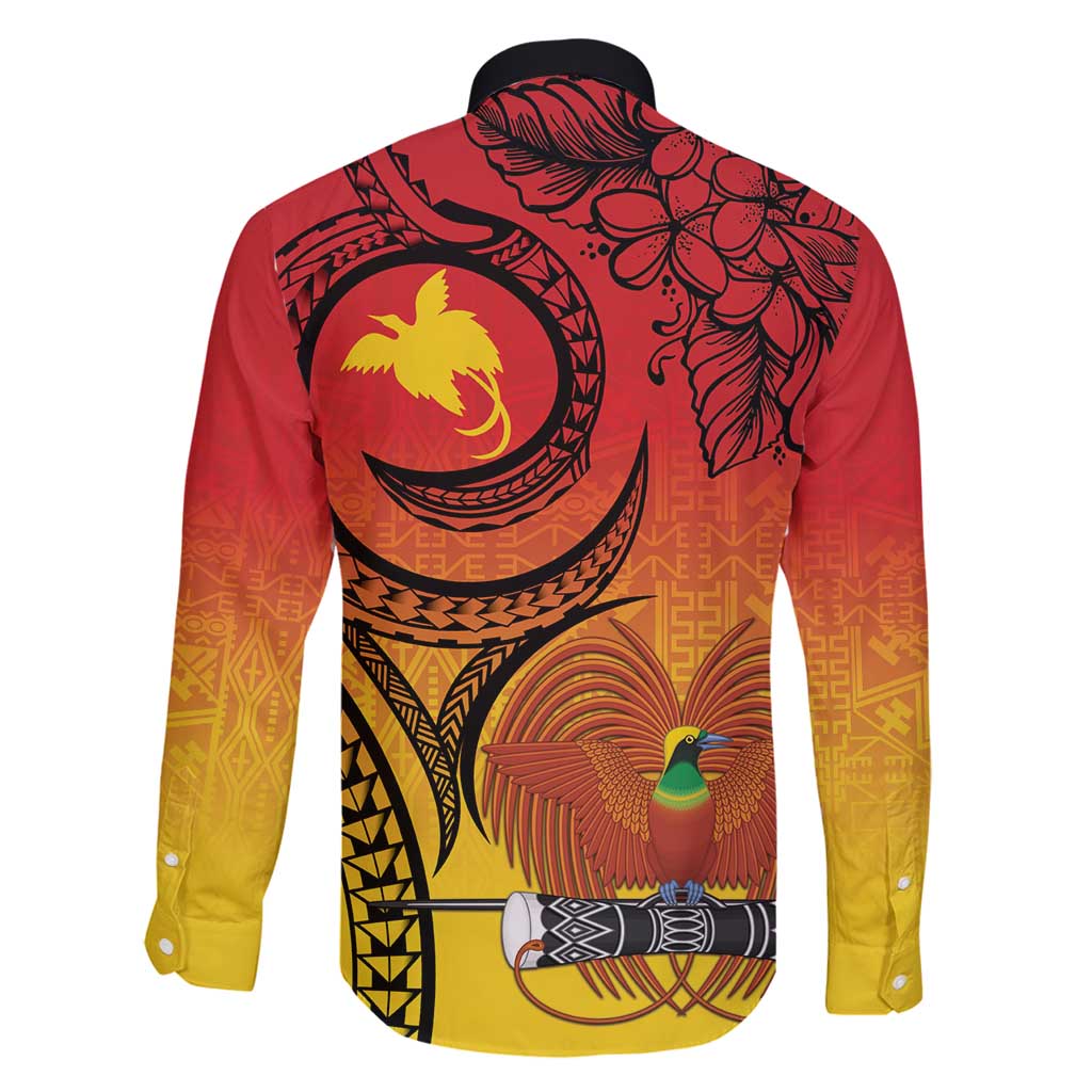 Papua New Guinea 50 Years Family Matching Tank Maxi Dress and Hawaiian Shirt Motuan Motifs