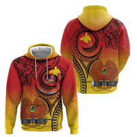 Papua New Guinea 50 Years Hoodie Motuan Motifs