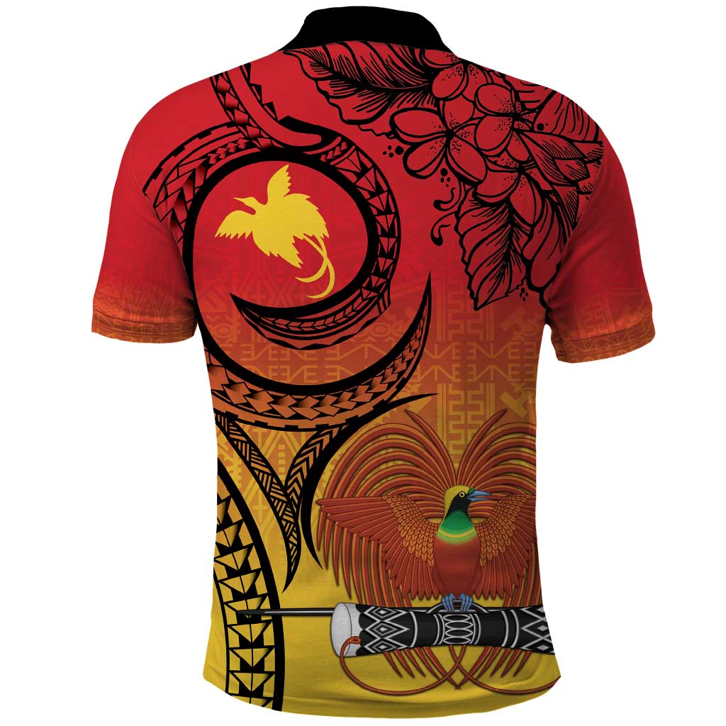 Papua New Guinea 50 Years Polo Shirt Motuan Motifs
