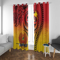 Papua New Guinea 50 Years Window Curtain Motuan Motifs