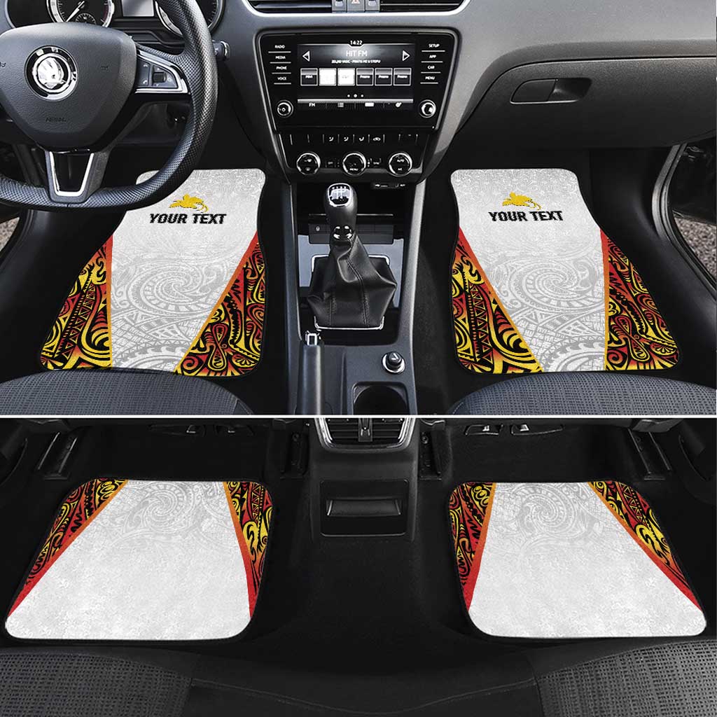 Personalized Papua New Guinea Car Mats Hapi De bilong Indipendens PNG