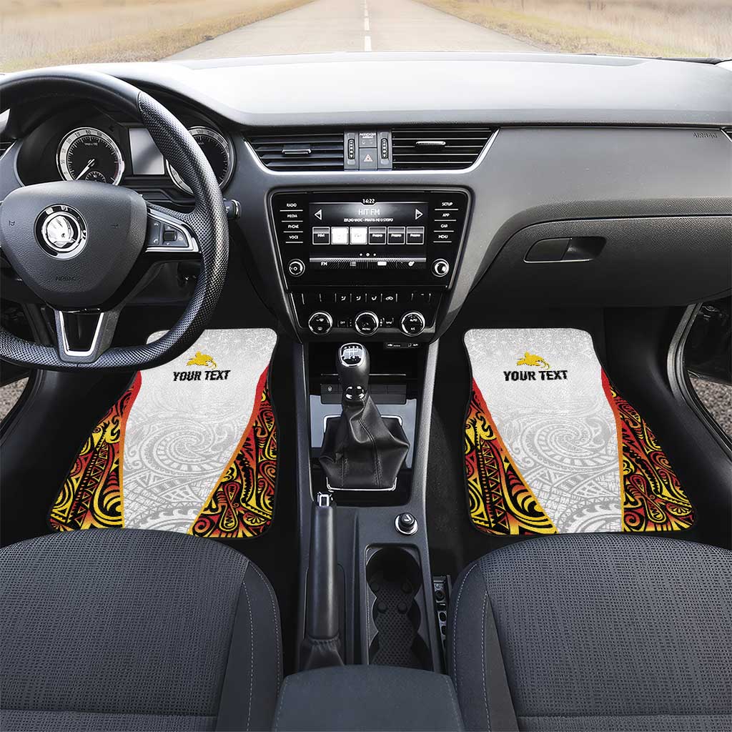 Personalized Papua New Guinea Car Mats Hapi De bilong Indipendens PNG
