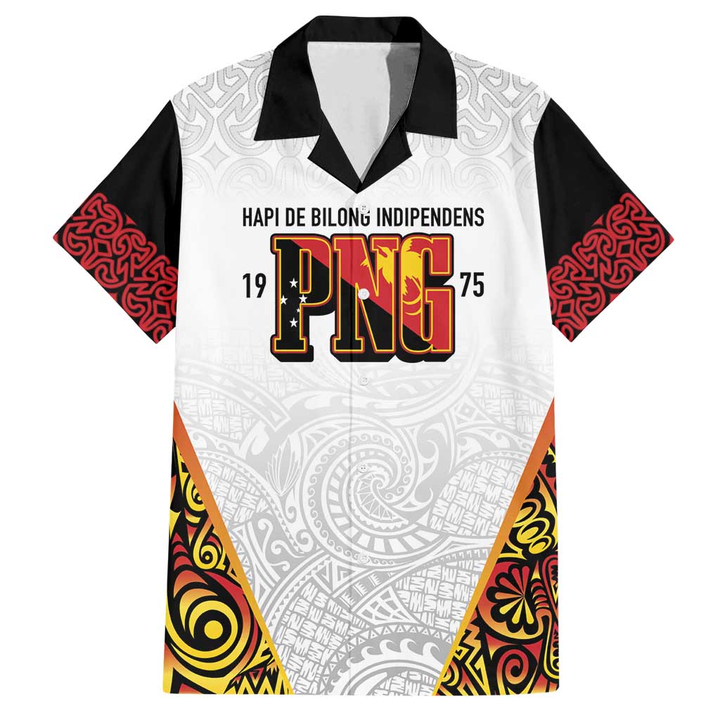 Personalized Papua New Guinea Family Matching Off Shoulder Maxi Dress and Hawaiian Shirt Hapi De bilong Indipendens PNG
