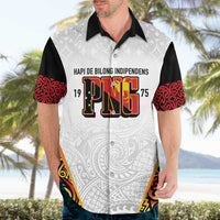 Personalized Papua New Guinea Hawaiian Shirt Hapi De bilong Indipendens PNG