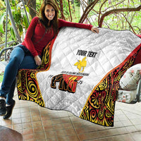 Personalized Papua New Guinea Quilt Hapi De bilong Indipendens PNG