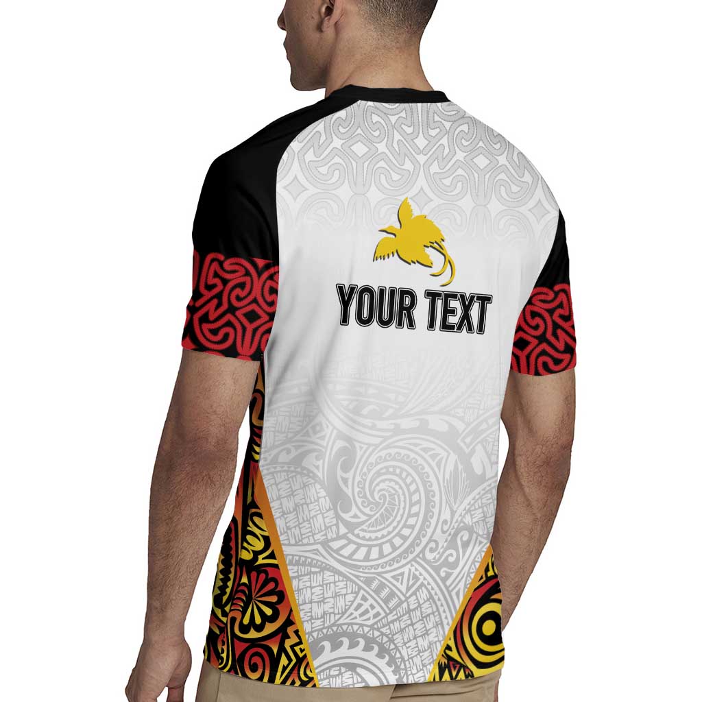 Personalized Papua New Guinea Rugby Jersey Hapi De bilong Indipendens PNG