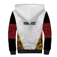 Personalized Papua New Guinea Sherpa Hoodie Hapi De bilong Indipendens PNG