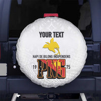 Personalized Papua New Guinea Spare Tire Cover Hapi De bilong Indipendens PNG