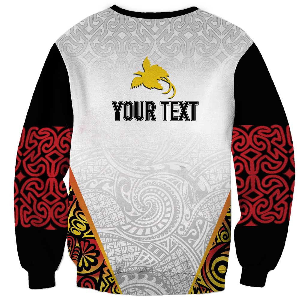 Personalized Papua New Guinea Sweatshirt Hapi De bilong Indipendens PNG