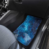 Aotearoa Taniko Matariki Car Mats Cosmic Blue