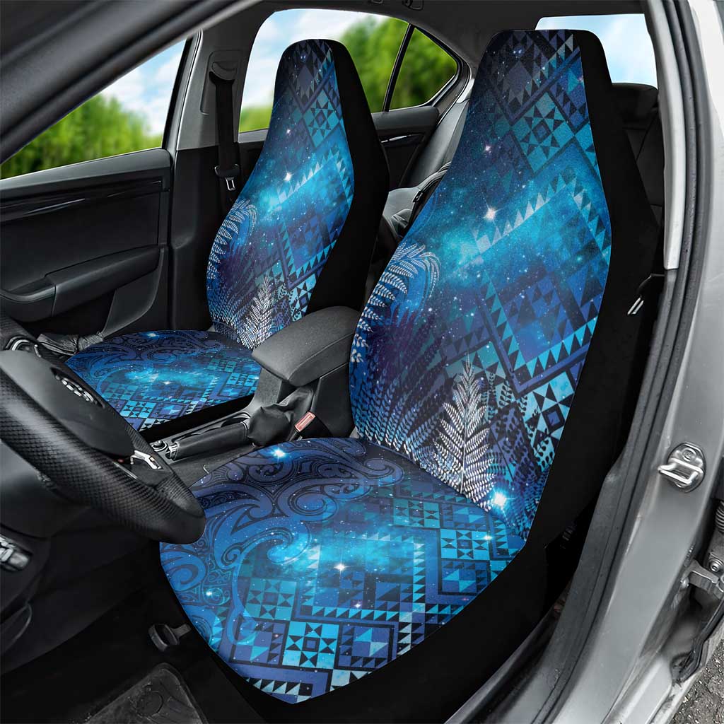 Aotearoa Taniko Matariki Car Seat Cover Cosmic Blue