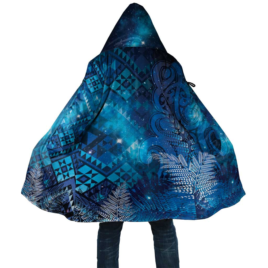 Aotearoa Taniko Matariki Cloak Cosmic Blue