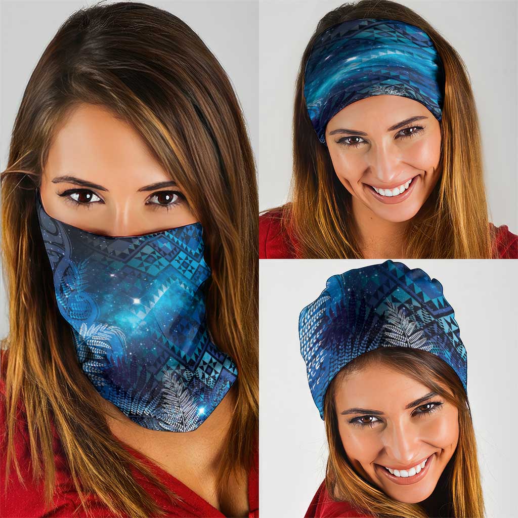 Aotearoa Taniko Matariki Neck Gaiter Cosmic Blue