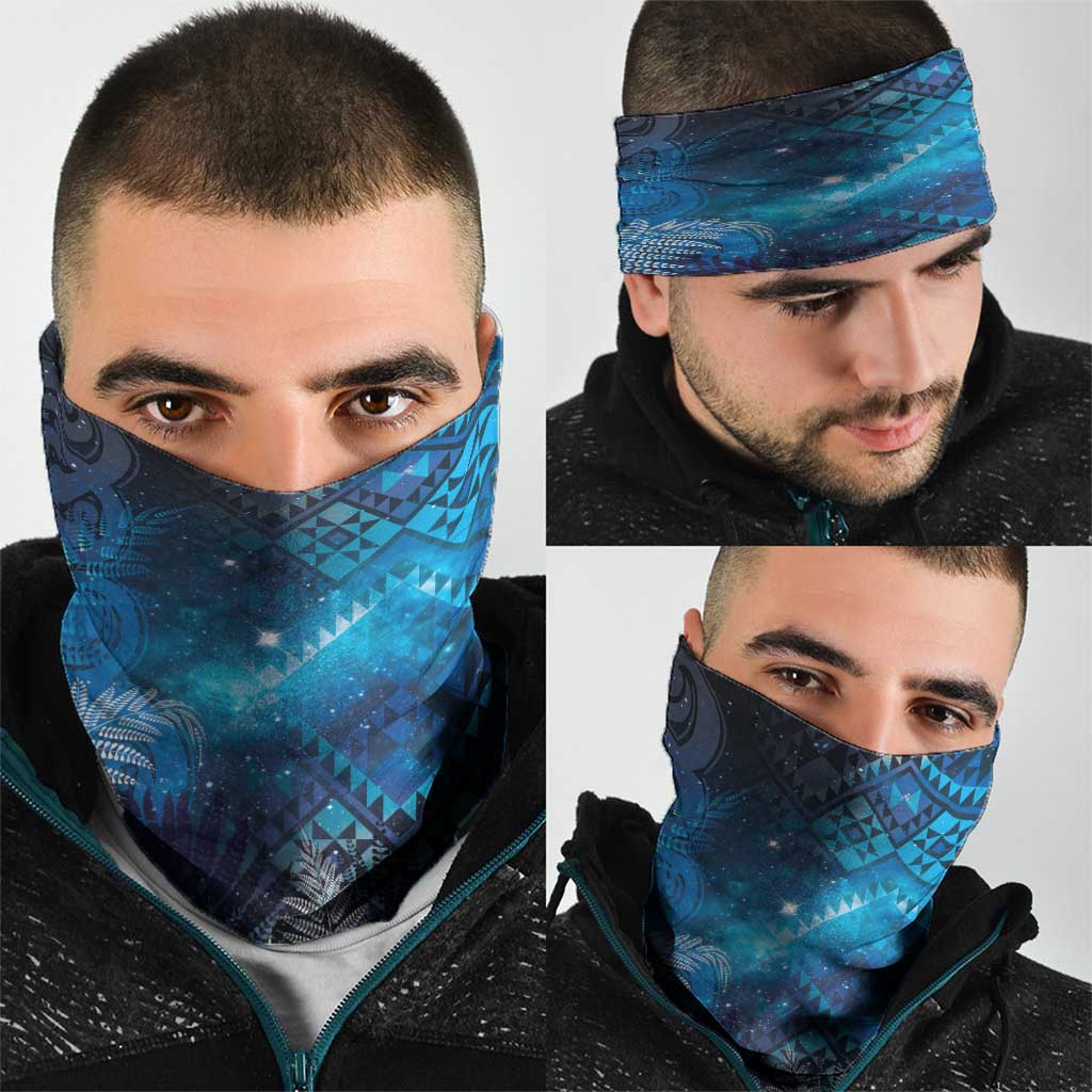 Aotearoa Taniko Matariki Neck Gaiter Cosmic Blue
