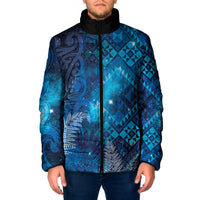 Aotearoa Taniko Matariki Padded Jacket Cosmic Blue