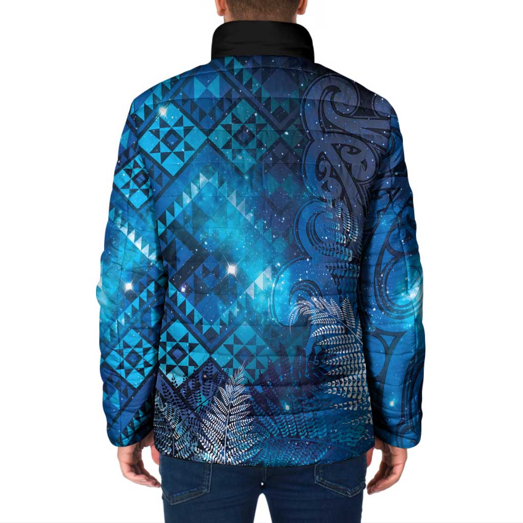 Aotearoa Taniko Matariki Padded Jacket Cosmic Blue