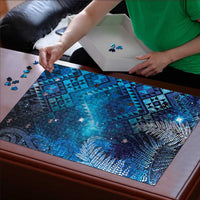 Aotearoa Taniko Matariki Puzzle Cosmic Blue