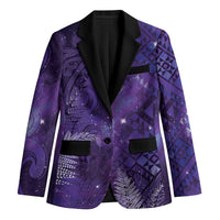 Aotearoa Taniko Matariki Blazer Cosmic Violet