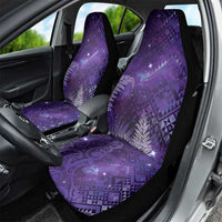 Aotearoa Taniko Matariki Car Seat Cover Cosmic Violet