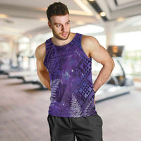 Aotearoa Taniko Matariki Men Tank Top Cosmic Violet