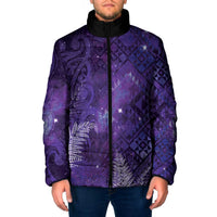 Aotearoa Taniko Matariki Padded Jacket Cosmic Violet