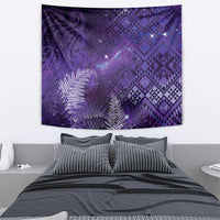 Aotearoa Taniko Matariki Tapestry Cosmic Violet