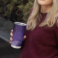 Aotearoa Taniko Matariki Tumbler Cup Cosmic Violet