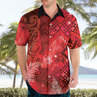 Aotearoa Taniko Matariki Hawaiian Shirt Cosmic Red