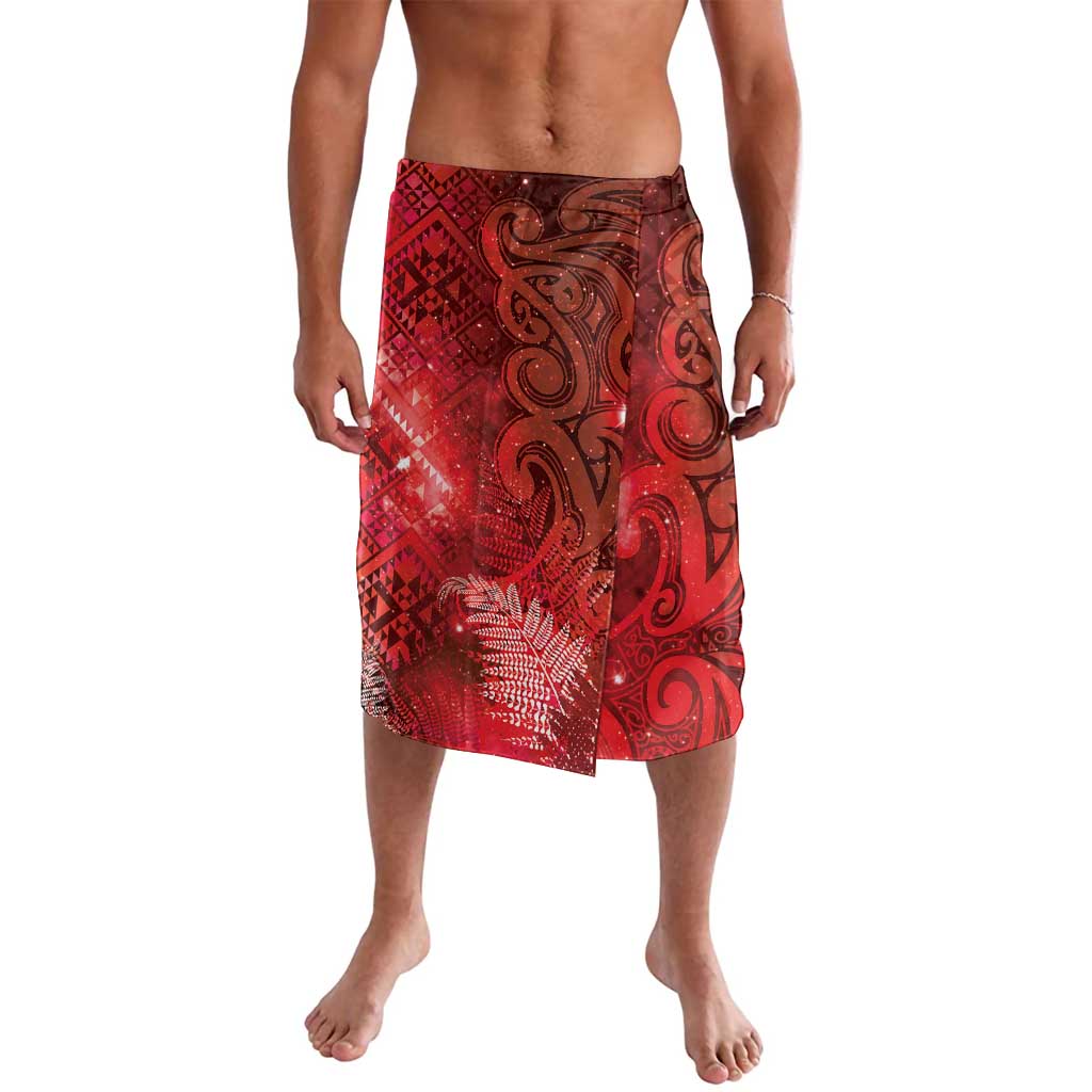 Aotearoa Taniko Matariki Lavalava Cosmic Red