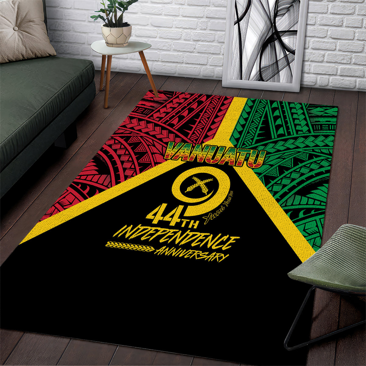 Vanuatu 44th Independence Anniversary Area Rug