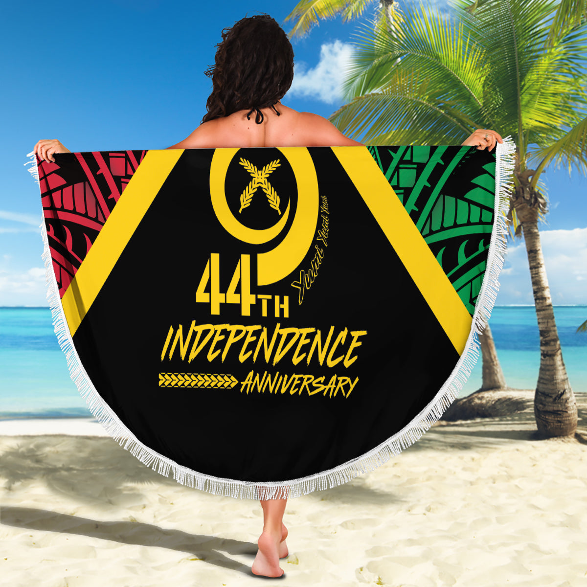 Vanuatu 44th Independence Anniversary Beach Blanket