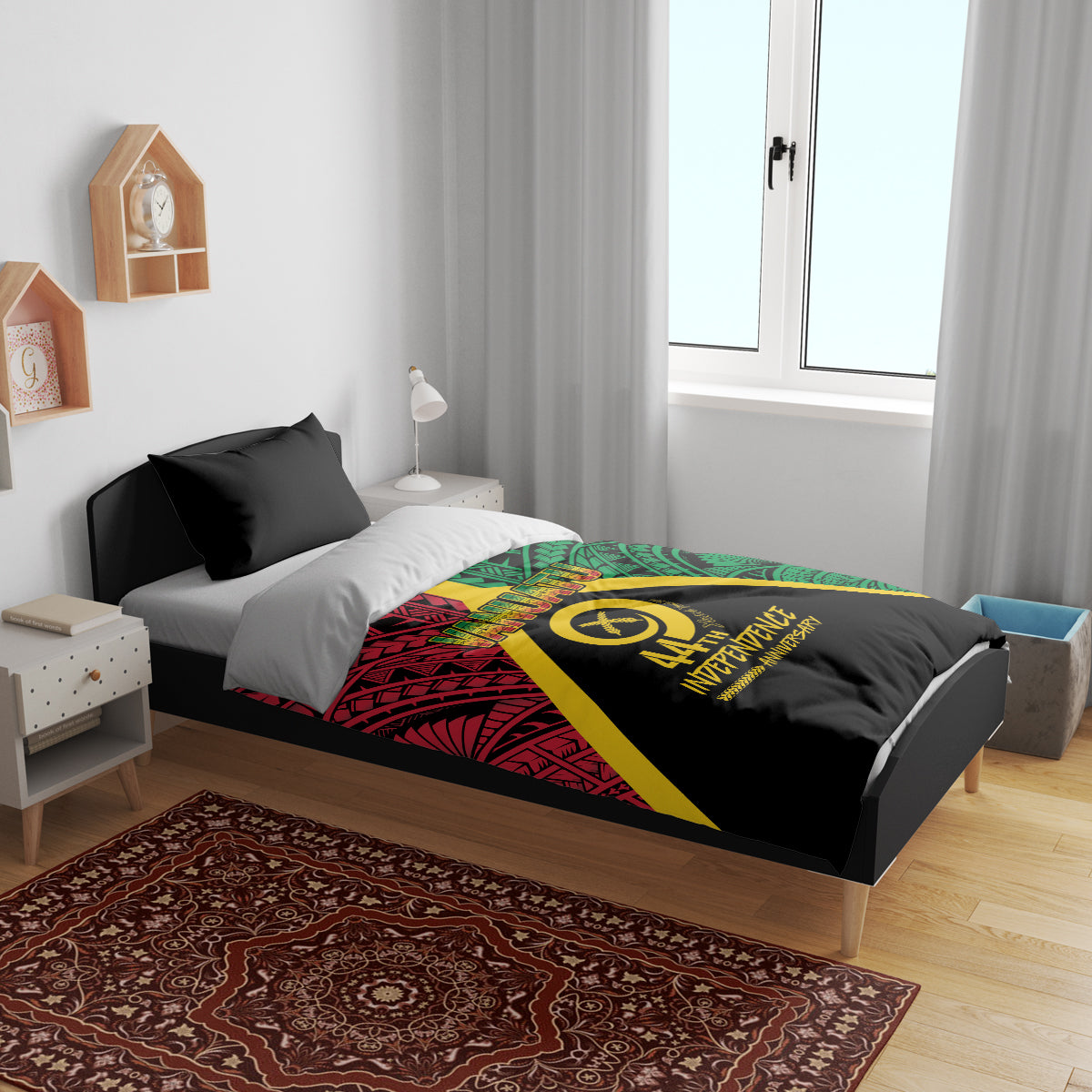 Vanuatu 44th Independence Anniversary Bedding Set