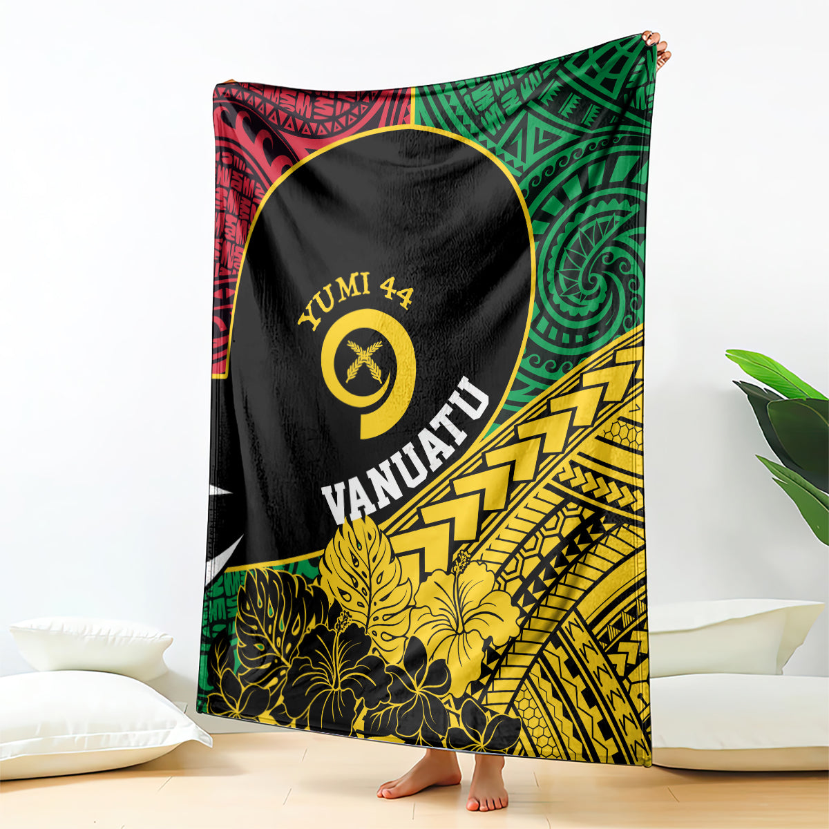 Vanuatu Independence Day Yumi 44 Blanket