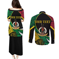 Vanuatu Independence Day Yumi 44 Couples Matching Puletasi and Long Sleeve Button Shirt LT7 - Polynesian Pride