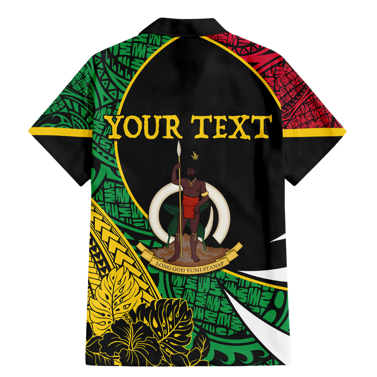 Vanuatu Independence Day Yumi 44 Family Matching Mermaid Dress and Hawaiian Shirt