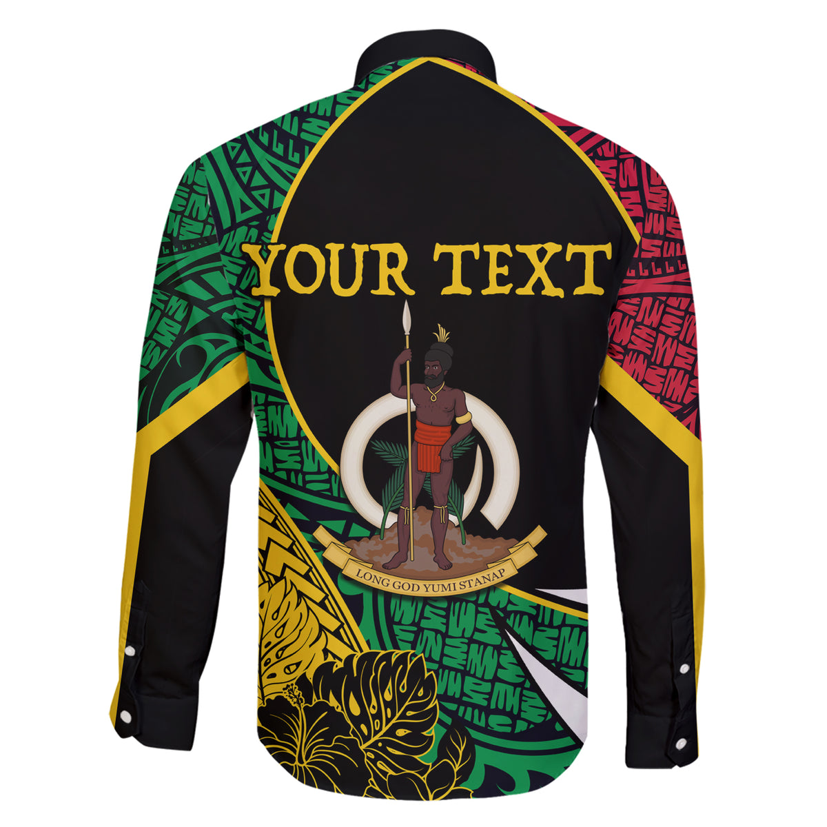 Vanuatu Independence Day Yumi 44 Family Matching Short Sleeve Bodycon Dress and Hawaiian Shirt