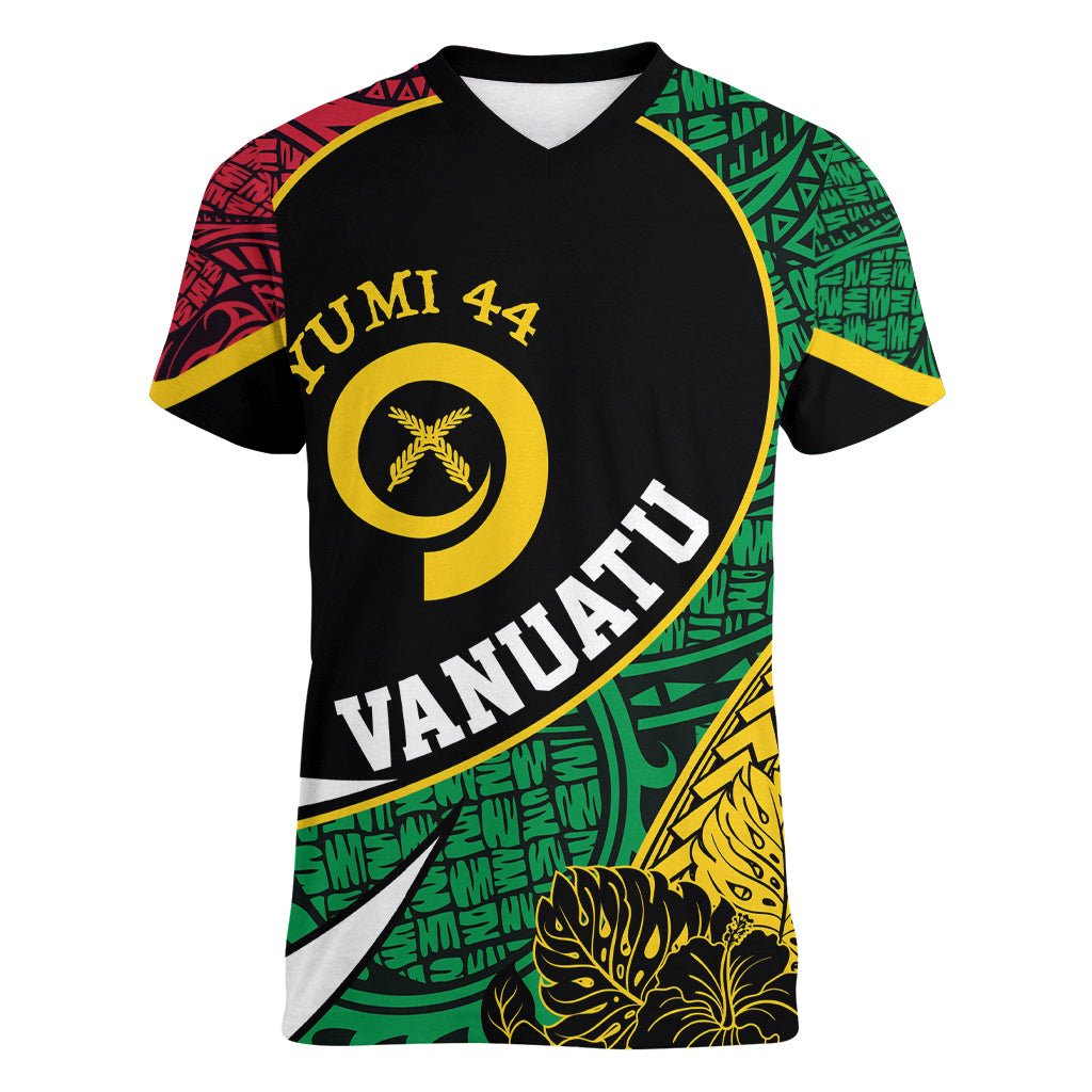Vanuatu Independence Day Yumi 44 Women V-Neck T-Shirt