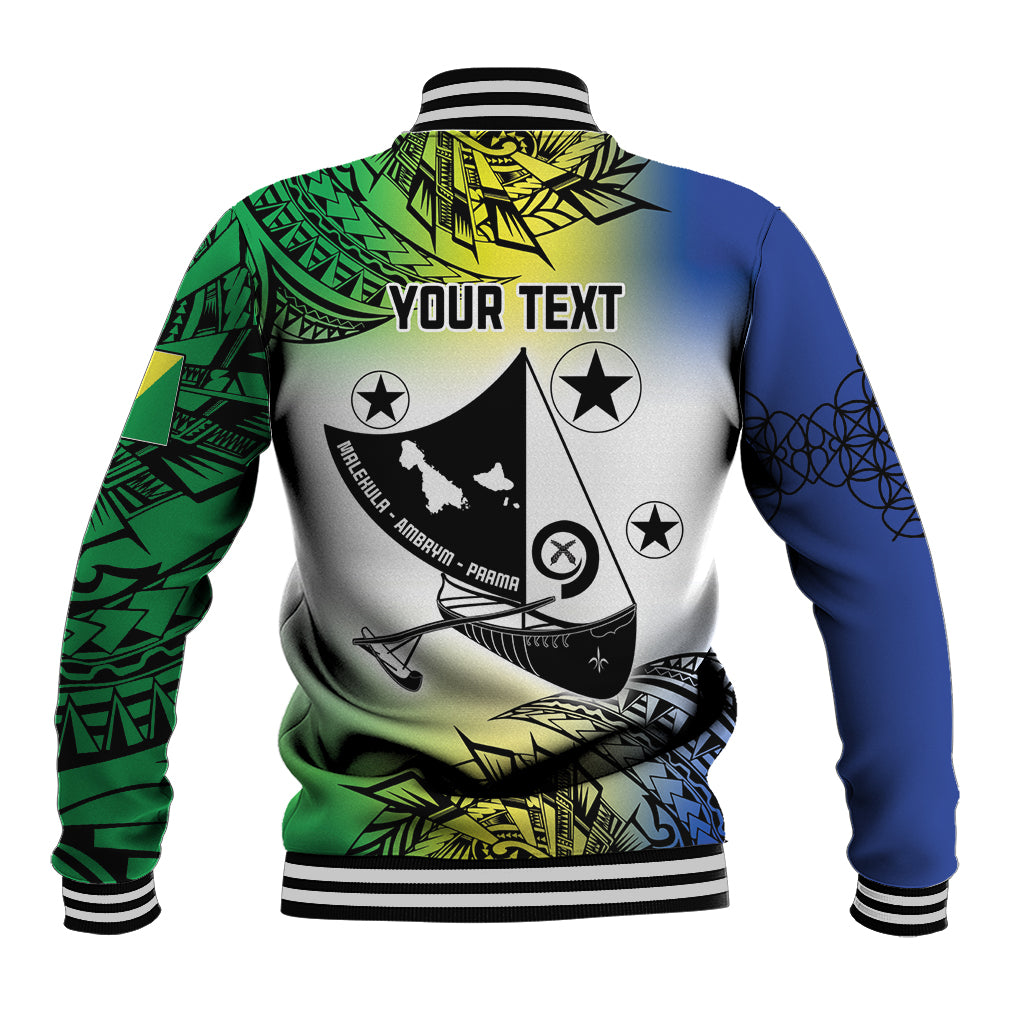 Malampa Day Baseball Jacket Emblem Gradient Style