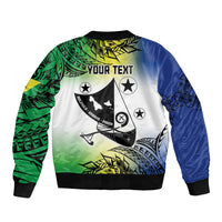 Malampa Day Bomber Jacket Emblem Gradient Style