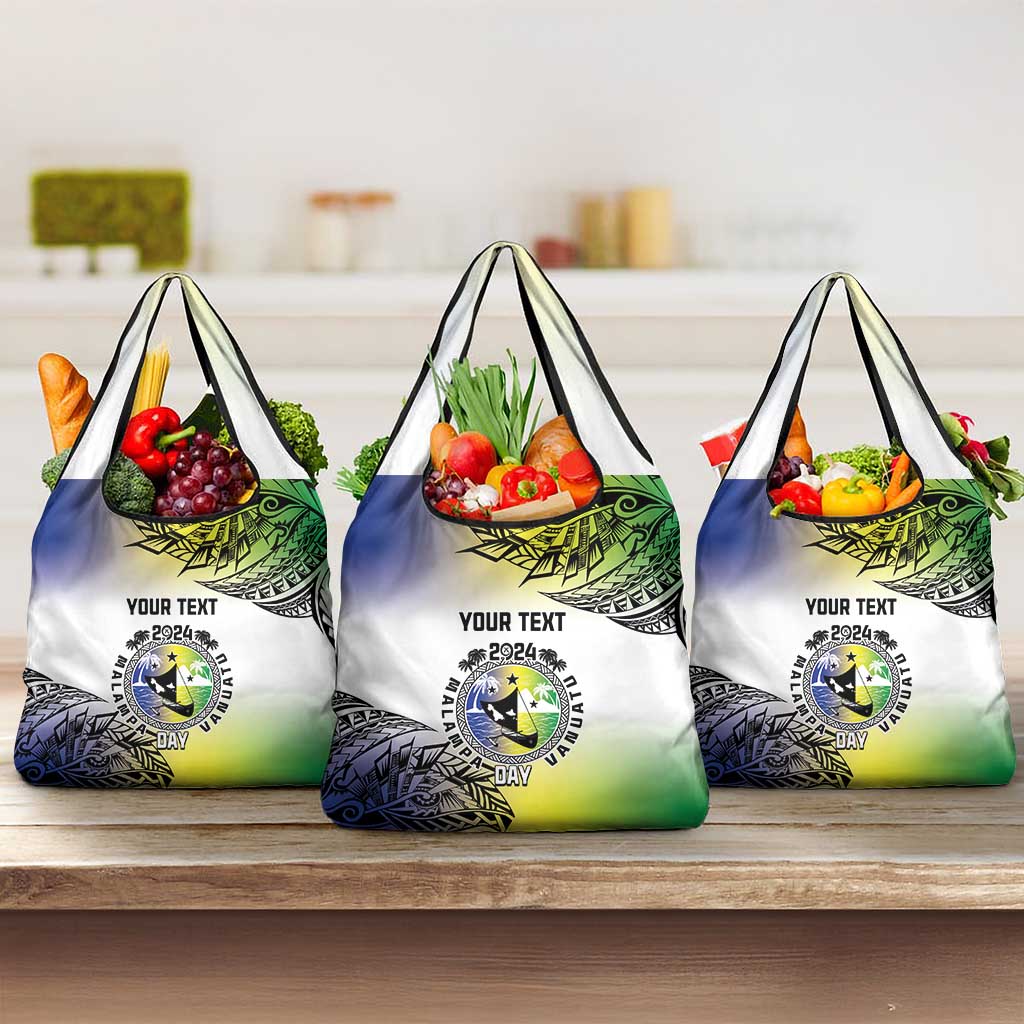 Malampa Day Grocery Bag Emblem Gradient Style