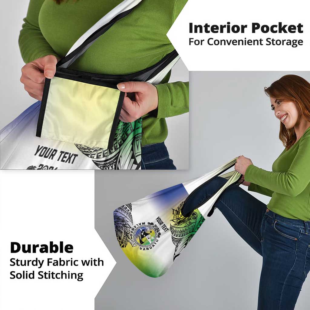 Malampa Day Grocery Bag Emblem Gradient Style